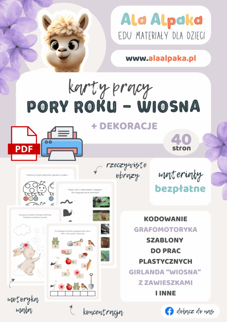 darmowe-wiosenne-karty-pracy-dekoracje-wiosna-do-druku-pdf