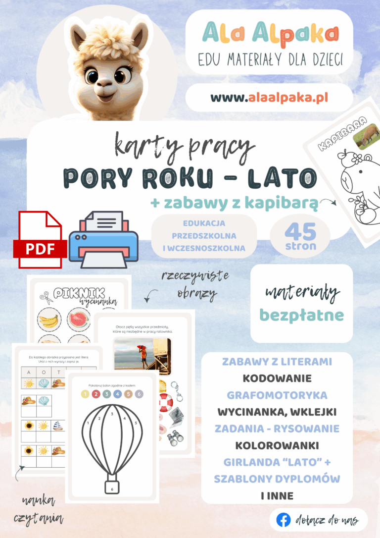 karty pracy lato