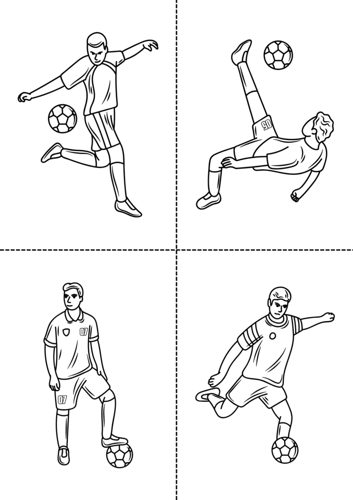 kolorowanka dzień futbolu (wklejki)