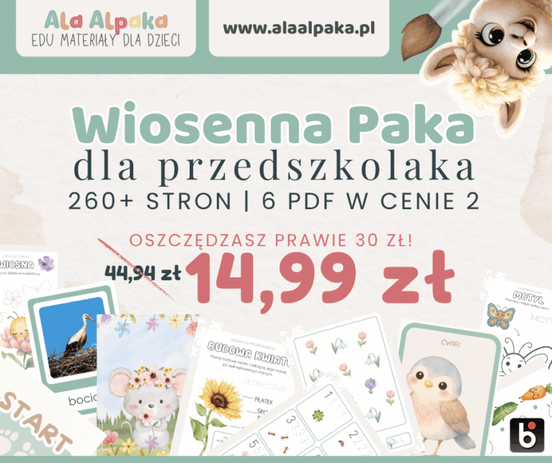 Wiosenna paka dla przedszkolaka